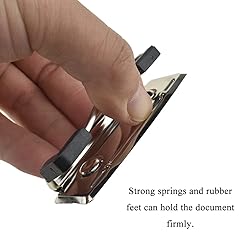 HAHIYO 2.76 Inches Silver Metal Clipboard Clips