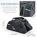 Allnice Bike Trunk Bag 11L Bicycle Panniers Pack Cycling Luggage Accessories Waterproof Rear Seat Pannier Bag Shoulder Handbag Bag Pannier Blackthumb 1