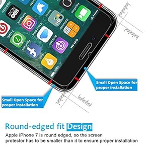 iPhone 7 Screen Protector, [2-Pack] TheCoos iPhone 7 Tempered Glass Screen Protector For Apple iPhone 7 - 2 Pack by TheCoos