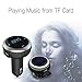Car Bluetooth FM Transmitter,DYTesa Wireless In-Car Bluetooth FM Transmitter Radio Adapter Car Kit with USB Car Charger Support Micro SD/TF Card Music Control Hands-Free Calling