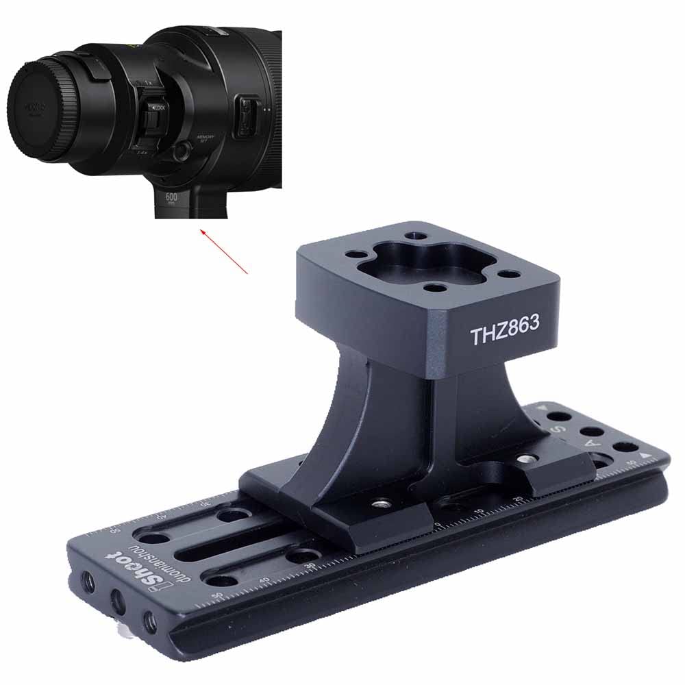 iShoot Lens Collar Foot Tripod Mount Ring Base Compatible with Nikon Z 400mm f/2.8 TC VR S, Z 600mm f/4 TC VR S, Z 800mm f/6.3 VR S, Support Stand with Arca-Swiss Fit Quick Release Plate Dovetail