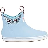 Xtratuf Women's Salmon Sisters Ankle Deck Boot, Blue, Size 8(M)