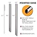 BOBA FIDE Stainless Steel Boba Straws - 9.4” & 8.5” Long, Safety Silicone Tips & Brushes in 2 Travel Cases Included, Angled Tip Extra Wide Bubble Tea Milkshake Straws, 4 Reusable Metal Straws