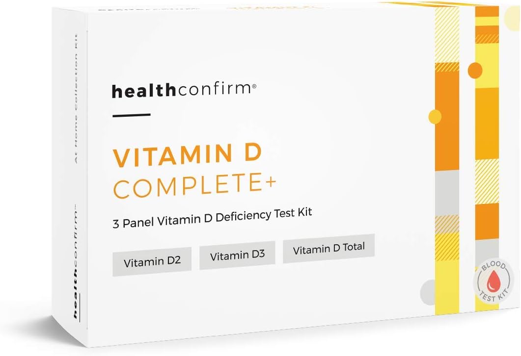 HealthConfirm Vitamin D Complete atHome Test Kit 3 Panel Vitamin