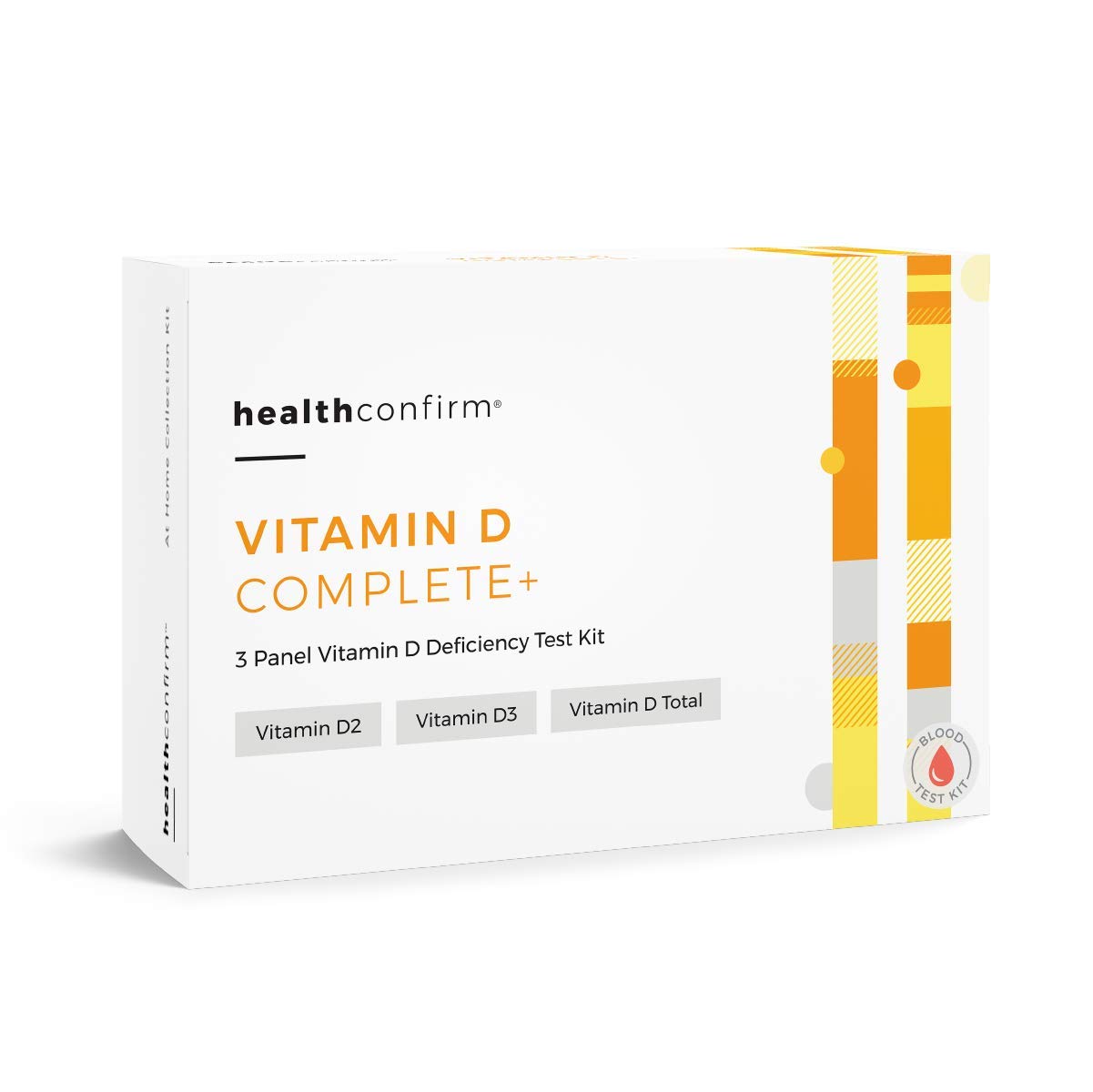HealthConfirm Vitamin D Complete atHome Test Kit 3 Panel Vitamin