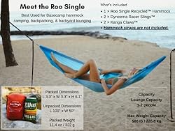 KAMMOK: Roo Single Hammock | Made from Strong
