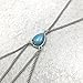 Biki Wave Body Chain Bikini Jewelry Belly Chains Beach Wear (Emerald)