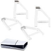 YIBEICO Stand for PS5 Slim Disc Edition | Horizontal Stand Console Compatible with Sony PlayStation 5 Slim Disc Edition Accessories,Bracket Holder Flat (Triangle*4pcs)