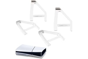 YIBEICO Stand for PS5 Slim,Horizontal Stand Console Compatible with Sony PlayStation 5 Slim Disc Edition Accessories,Bracket Holder Flat (Triangle*4pcs)