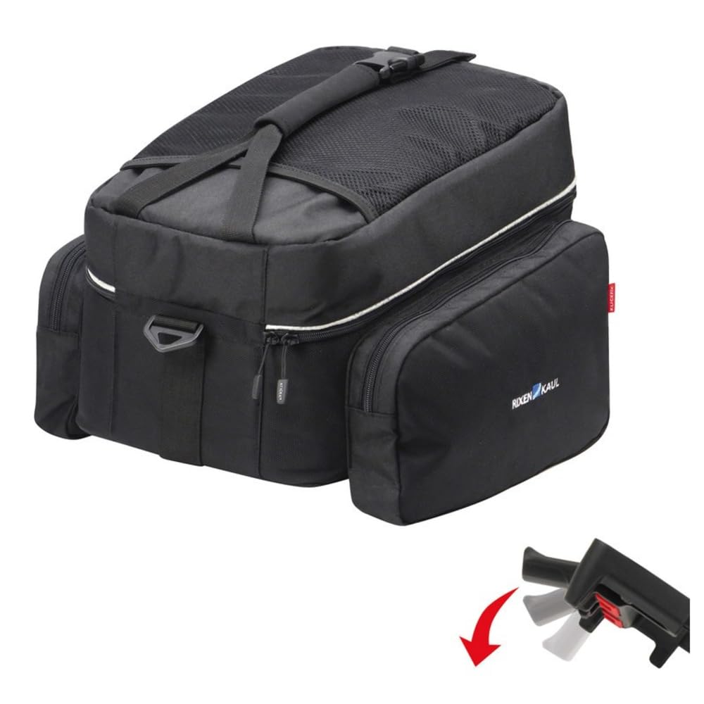 Klickfix Touring Uniklip Luggage Rack Bag Black One Size