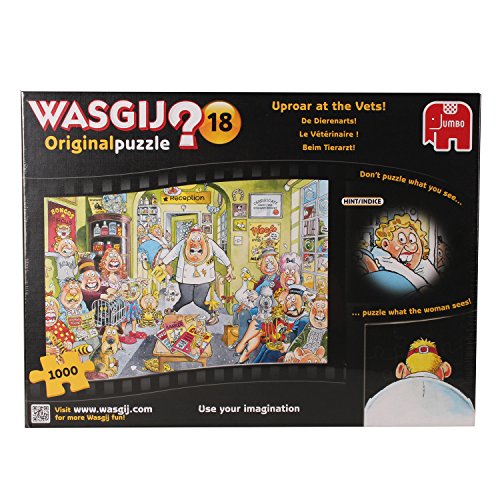 Wasgij 1000 Piece Original 18 Uproar At The Vets Jigsaw Puzzle