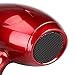 JINRI Professional Household Negative Ionic Hair Dryer 1875W DC Motor Blow Dryer 2 Speeds 3 Heat Settings Cold Shot Button with Styling Concentrator Nozzle(Red)