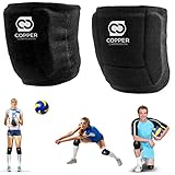 Copper Compression Volleyball Knee Pads. Guaranteed Highest Copper Knee Protector Fit for Women, Men, Girls, Boys. Can Also be Used for Other Sports, Wrestling, MTB, as a Work Support Pad, Kneepads