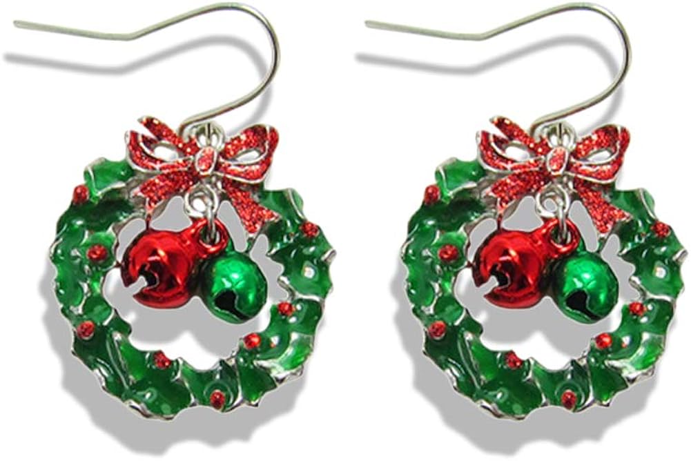 Christmas Earrings for Women Girls Dangle Christmas Tree Christmas