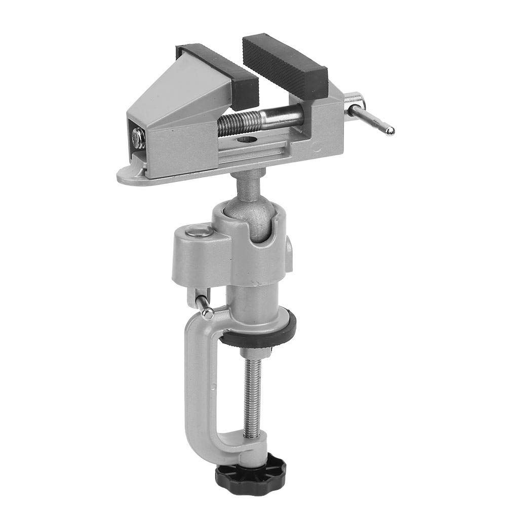 Universal Bench Vise High Grade Aluminum Alloy Rotatable 360-Degree Household Tabletop Vice Mini Table Clamp Workbench Vise - Image 3