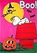 Peanuts Boo Large Halloween Flag with Snoopy and Woodstock