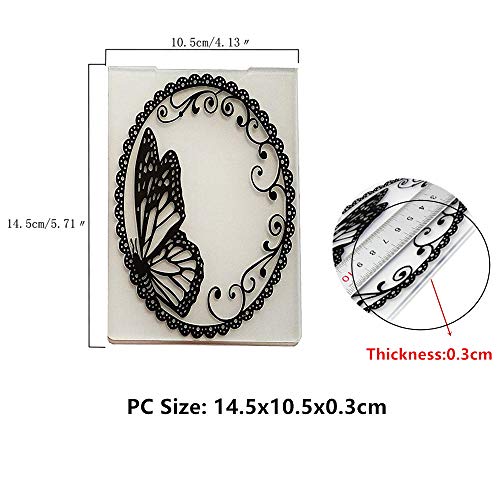 New Arrival Plastic Embossing Folder Scrapbook DIY Paper Cutting Dies Scrapbooking 3 Pcs