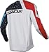 Fox Racing 180 Nirv Youth Boys Off-Road Motorcycle Jerseys - Red/White/Medium