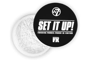 W7 Set It Up Loose Setting Powder - Weightless Translucent Blurring Powder For All Skin Tones