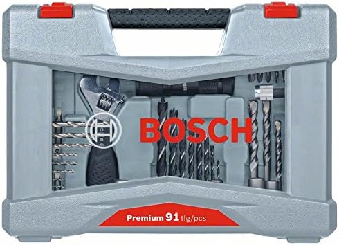 Bosch Professional 91 Pieces Premium X-Line Drill Bit and Screwdriver Bit Set (for wood metal and stone, Accessories drill) - Image 3