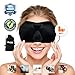 Sleep Mask 3D Contoured Eye Mask for Sleeping No Pressure On Eyes Super Soft Shading Blindfold Sleeping Mask Face Mask Eyeshade for Men Women Kids Great for Blocks Light Travel Night Sleeping Naps