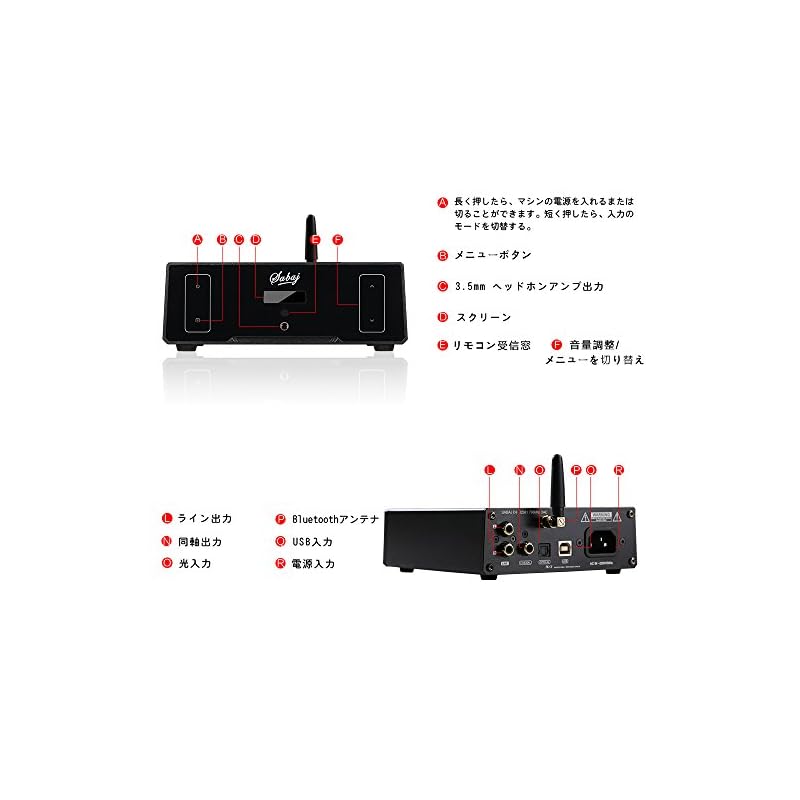 Sabaj D4 DA 컨버터 헤드폰 앰프 일체형 블루투스 지원 고성능 DACx2