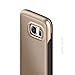 Caseology Vault for Galaxy S7 Case (2016) - Rugged & Flexible - Gold/Black