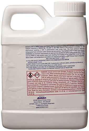 Genuine GM Fluid 88958860 DOT-4 Super Brake and Clutch Fluid - 250 ml