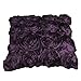 VivReal Purple Satin Rose Flower Square Pillow Cushion Pillowcase Case Cover