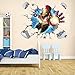 Iron Man Through-Wall Stickers With Decor Decal Art Removable Vinyl Home Art Decor For Kids Nursery Bedroom