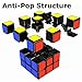 55cube Speed Cube 3x3, Sticker Smooth Magic Puzzle, Enhanced Version