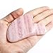 Jovivi Gua Sha Scraping Massage Tools, 5 Pcs Rose Quartz Multi-Shape Guasha Board for Face & Body, Natural Crystal Stone Gua Sha Facial Tool, Face Massager for Traditional Acupuncture Therapy