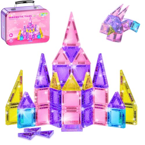 Travel Magnetic Tiles Mini Set with Iron Box