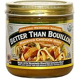 Better Than Bouillon Organic Roasted Chicken Base, Reduced Sodium - 2Pack (16 oz Each) Ykglcd