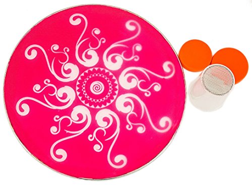KARMASHYA 8" Asta Ganesh Ganesha Puja Pooja Rangoli Stencil Pookalam Muggu Floor Art Plate