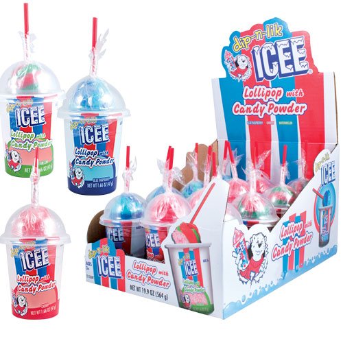 Kokos ICEE Dip-n-Lik Candy, 12 Count