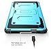 Fire HD 8 Case, [Heavy Duty] i-Blason Fire HD 8 2016 6th Generation Armorbox [Dual Layer] Hybrid Full-body Protective Kickstand Compatible Case with Front Cover and Build in Screen Protector (Blue)