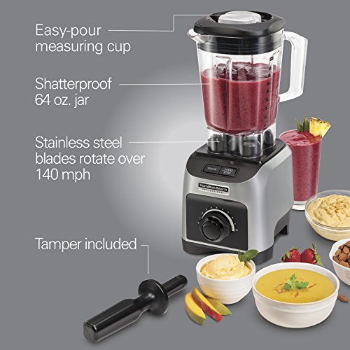 Hamilton Beach Professional 1800W Blender with 64oz BPA Free Jar