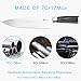Fubosi Chef Knife, Kitchen Knives 8 Inch Stainless Steel Full Tang Blade with Ergonomic Handle Storage Case Razor Sharp No Rust Best Choice for Home Kitchen and Restaurant (8 Inch Chef Knife 2)