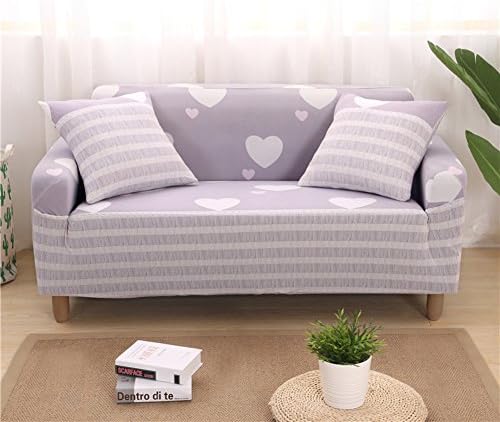 Elastic slipcover sofa,Full-package anti-slip sofa slipcovers Combination sofa towel Full cover sofa towel Solid color sofa cover European sofa cushion covers-T Loveseats