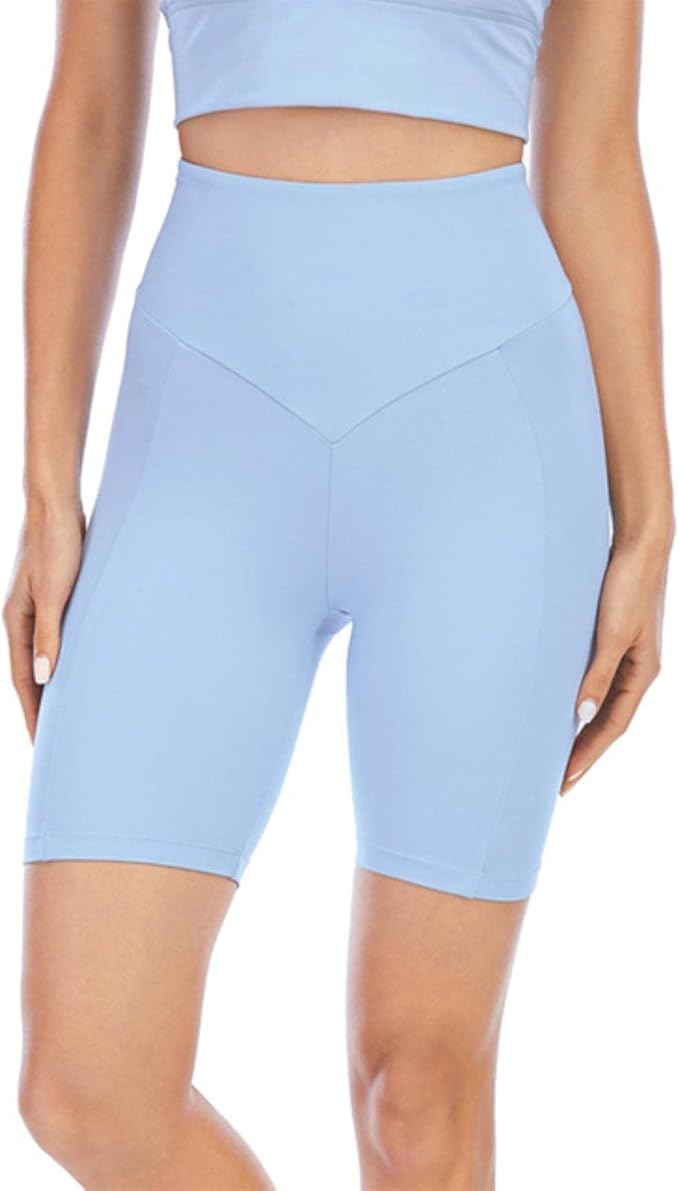 Pantaloncini Yoga Premaman Maacie | Vita Alta Senza Cuciture | Con Tasche - Foto 8