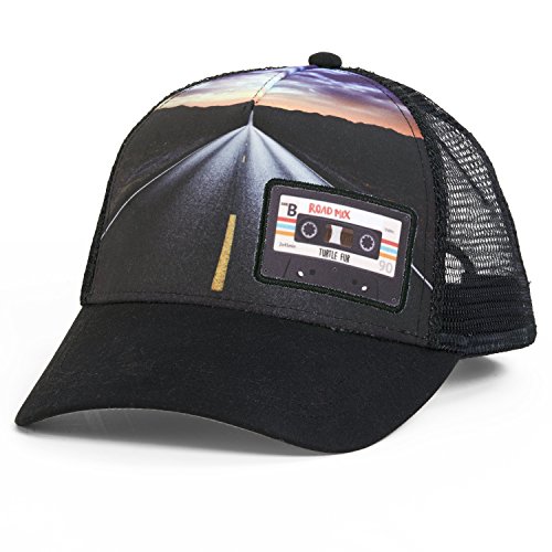 Turtle Fur Mix Tape Trucker Black