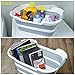 Kool Kitchen Pros Collapsible Laundry Basket - Foldable Plastic Laundry Hamper with a Free Set of 2 Mesh Laundry Bag - Large Pop-Up Clothes Baskets - Space Saving Folding Hampers for Dorm Room