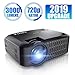 HD Projector, ABOX LED Mini Portable HDMI Projector, 1920 x 1080p Supported, HDMI/VGA/Micro SD/AV/USB, Laptop/TV Box/Phone/PS4 for Home Theater Entertainment
