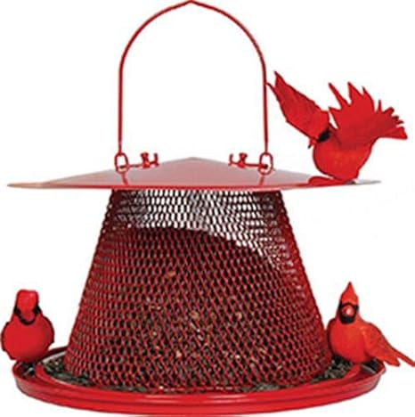 No No Red Cardinal Bird Feeder C00322 Amazon In Garden Outdoors
