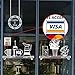 Visa & MasterCard Vinyl Sticker Decal - 2 Pack - We Accept - Visa & MasterCard - 4