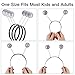 meekoo 5 Pieces Martian Alien Headband Funny Ball Head Boppers for Party Supplies and Costume Accessory