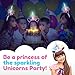 LED Unicorn Headband 2 Piece Set for Toddlers, Children, Teens, And Adults For Party. Decorative Floral Headpiece Long Lasting Flashing Lights. Glow In The Dark With On/Off Switch.