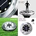 Disk Solar Lights SUNLIT 4 Pack Waterproof Solar Ground Lights Dark Sensing Landscape Lights for Lawn Pathway Yard Driveway Patio Walkway (Warm White)
