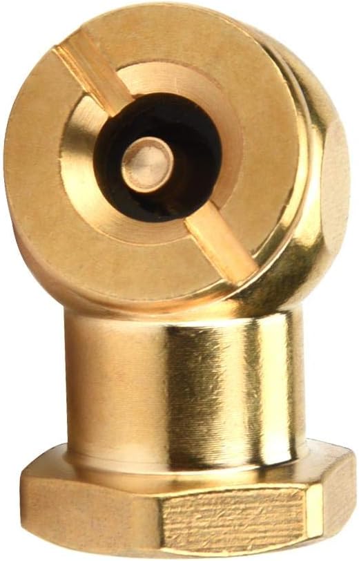 1/4" No-Clip/Clip Copper Tyre Air Valve Tire Inflator Valve Air Chuck Suitable for Car Motor(No-clip) Universal Fittings low profile ball air chuck valve